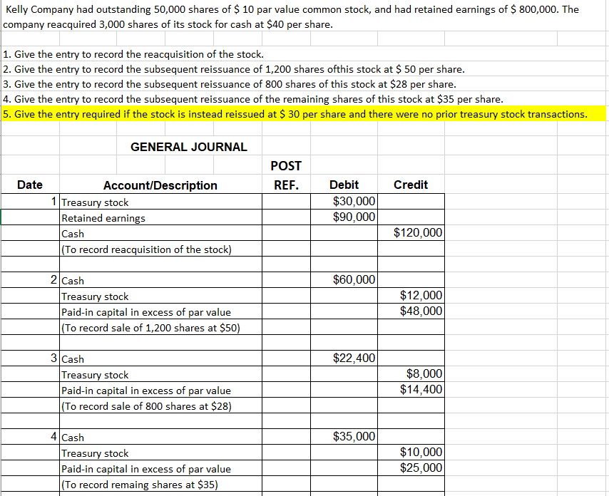 Please just answer question 5 (the highlighted one), as you can see