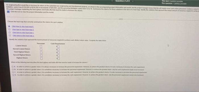 please help Question 2 of 3 This test post This questo por