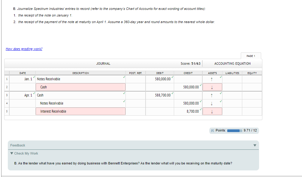(refer to the company's Chart of Accounts for exact wording of account