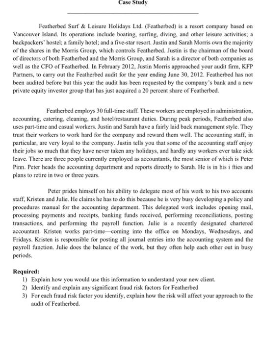 would you Answer the questions briefly please ? Featherbed Surf \& Leisure