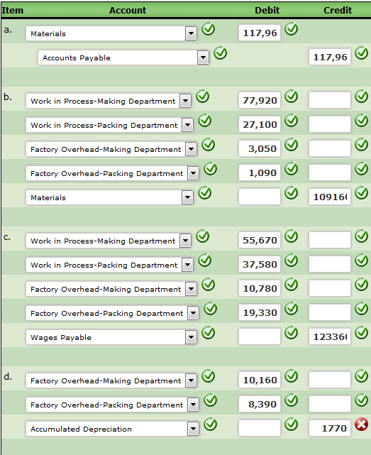 Please, some helpw wiht the ones in red! Cincinnati Soap Company manufactures