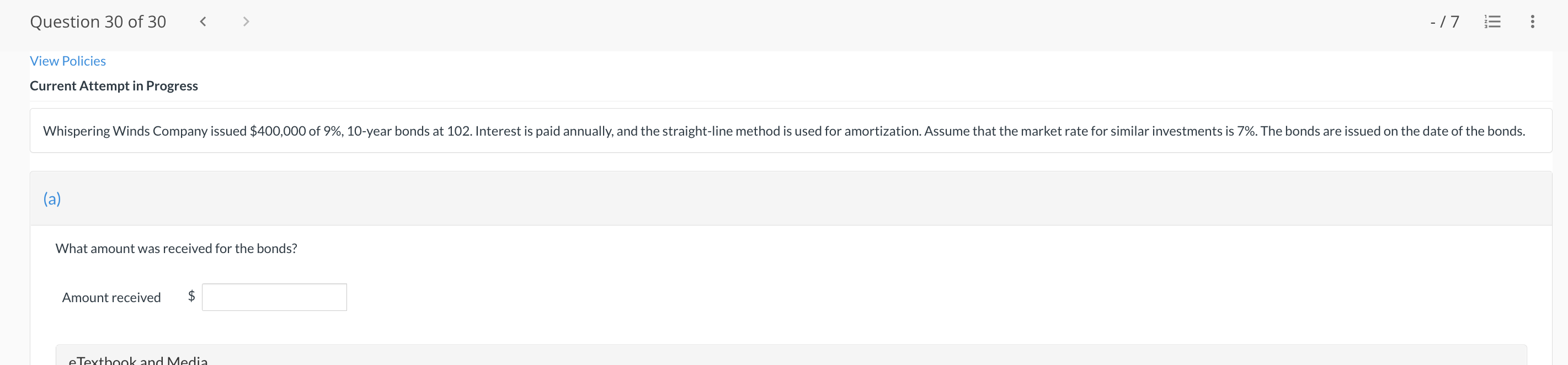 LIMITED TIME LEFT. PLEASE HELP. THANK YOU! (a) What amount was received