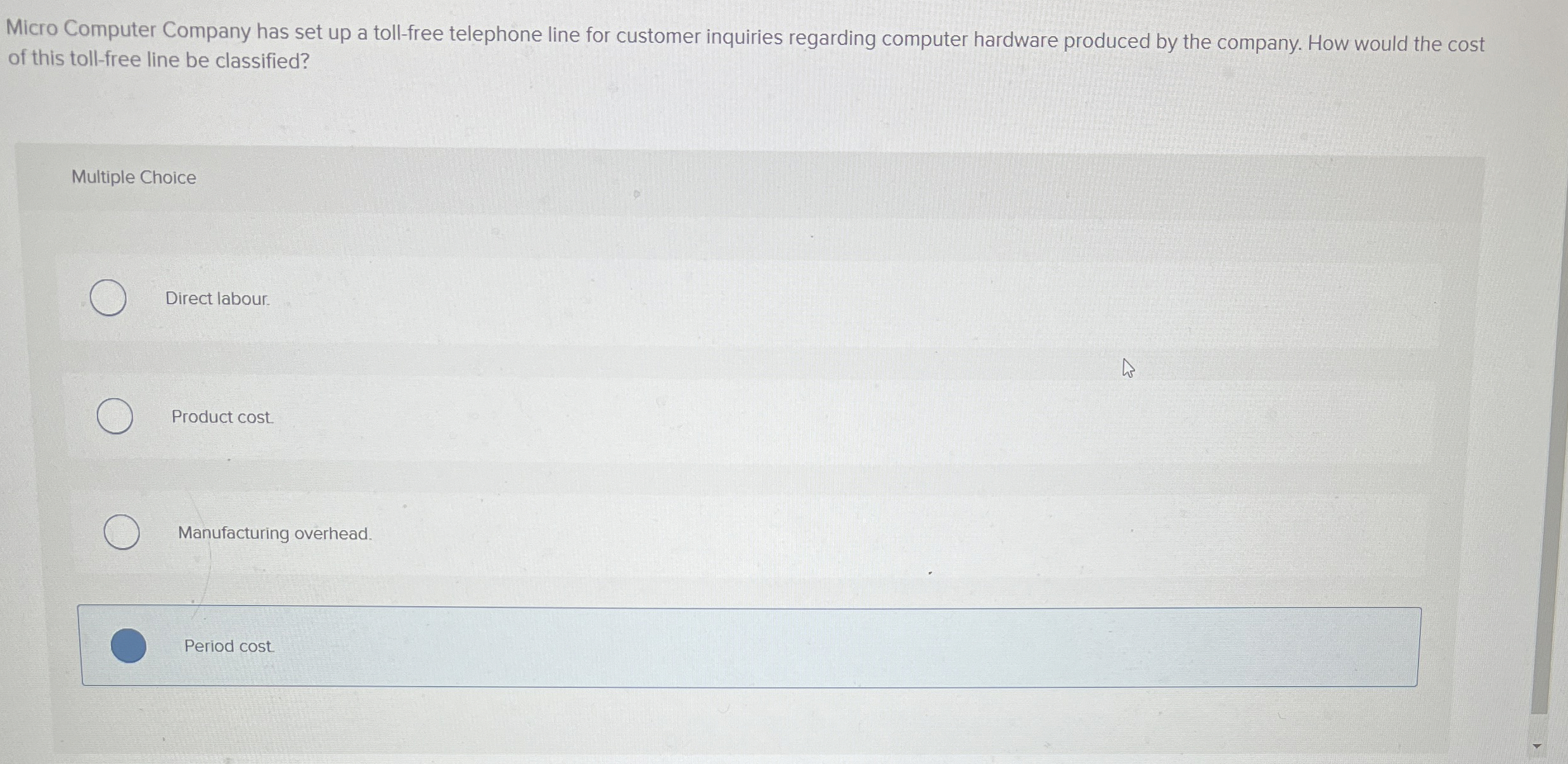  Micro Computer Company has set up a toll-free telephone line for