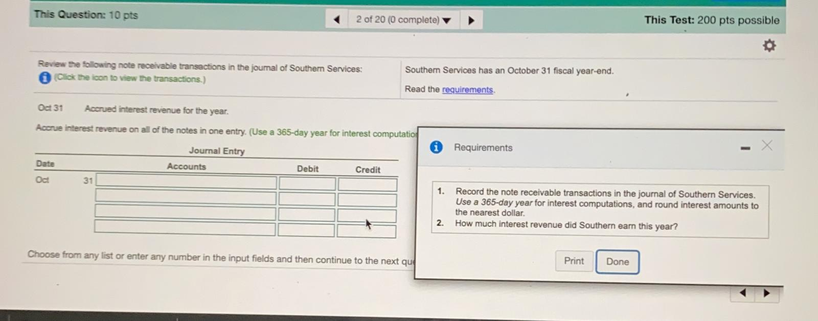 the icon to view the transactions.) Read the requirements. Requirement 1. Record