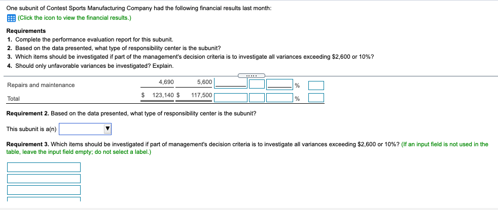 Report 3 For the Month Variance 4 Actual Budgeted Variance Percentage 5
