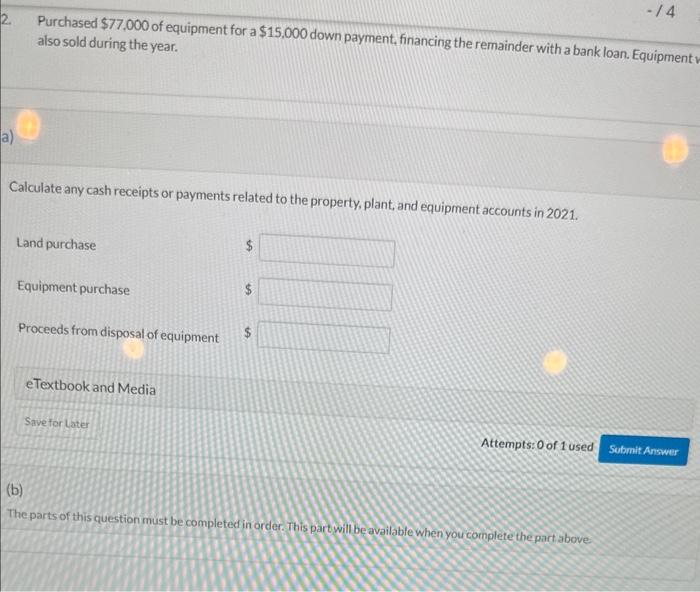 the property, plant, and equipment accounts of Carla Vista Ltd.: Additional information