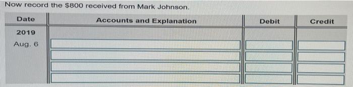 letter apologizing for being so late. Reinstated 9.6 Johnson's account in full