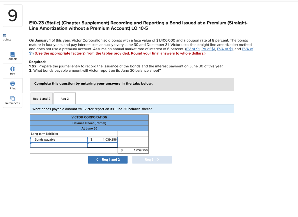 9 E10-23 (Static) (Chapter Supplement) Recording and Reporting a Bond Issued