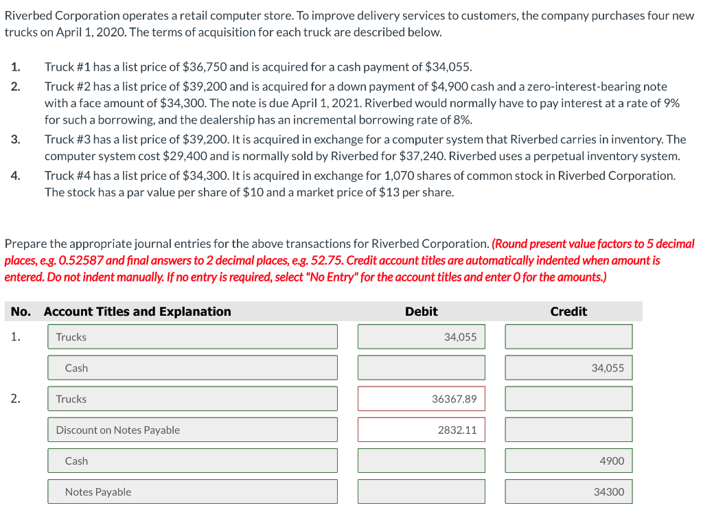 Please help me with #2 in finding the amount for the