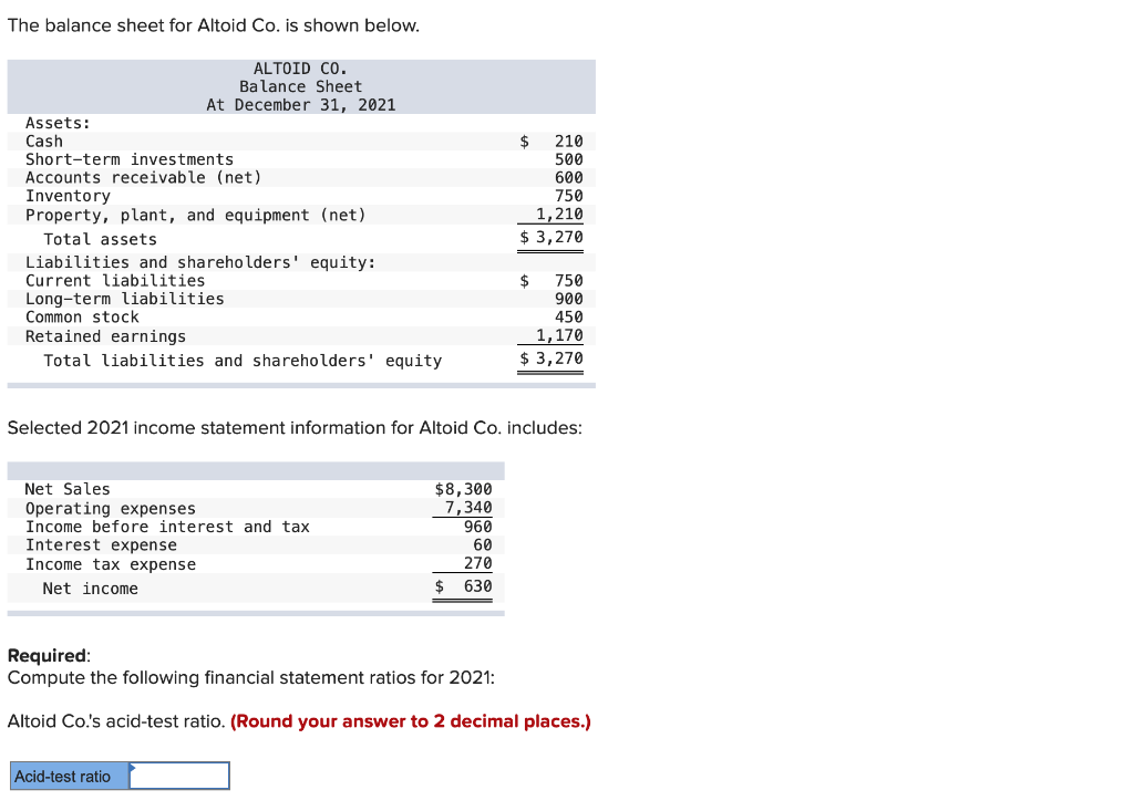HW Ch2 & CH3 Question 37 The balance sheet for Altoid Co.