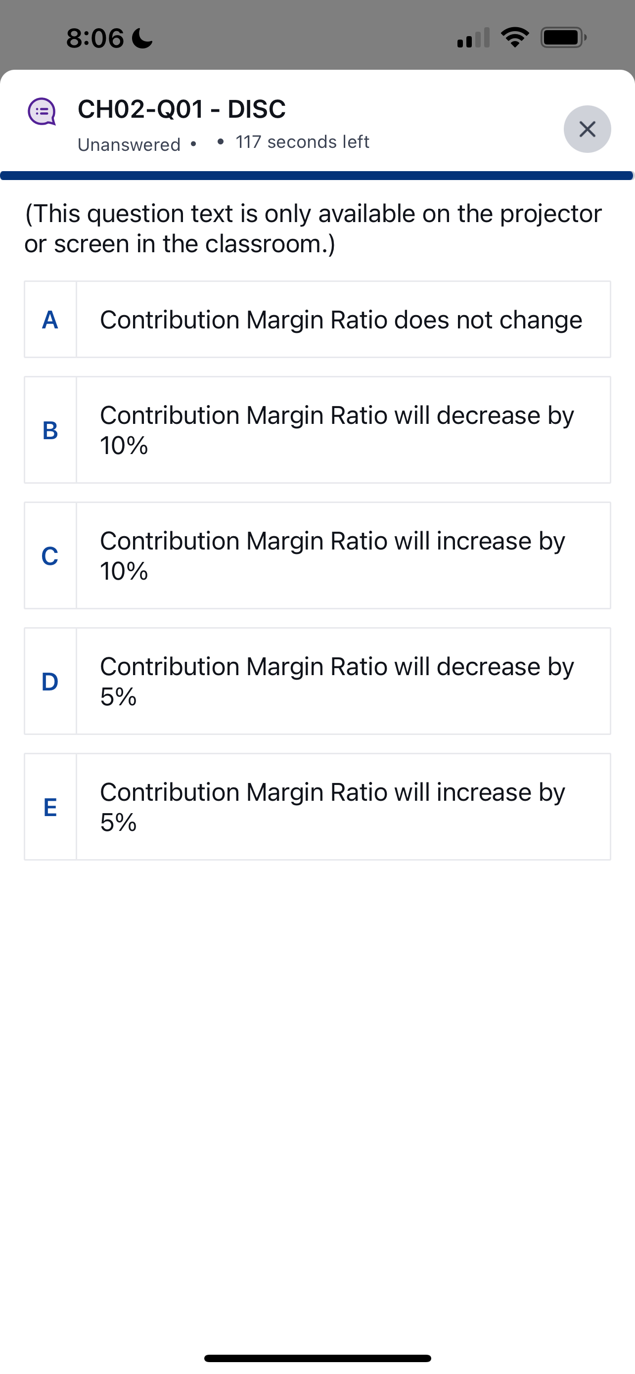 (This question text is only available on the projector or screen