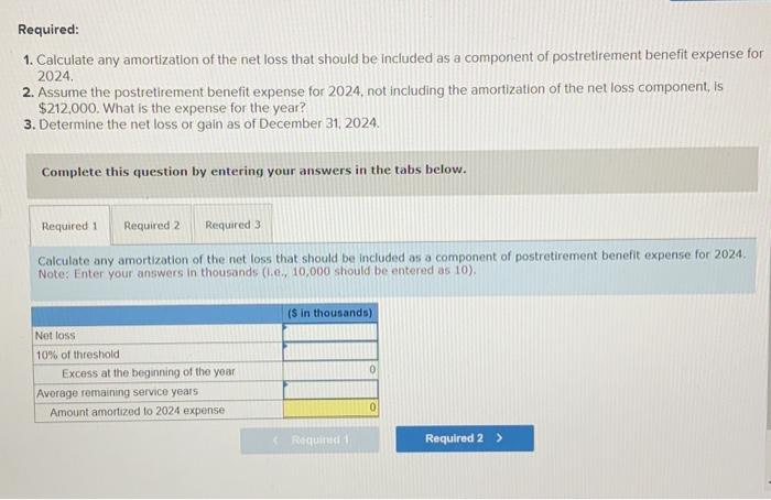 up for the correct answer Tsal-Ming Company has a postretirement health care