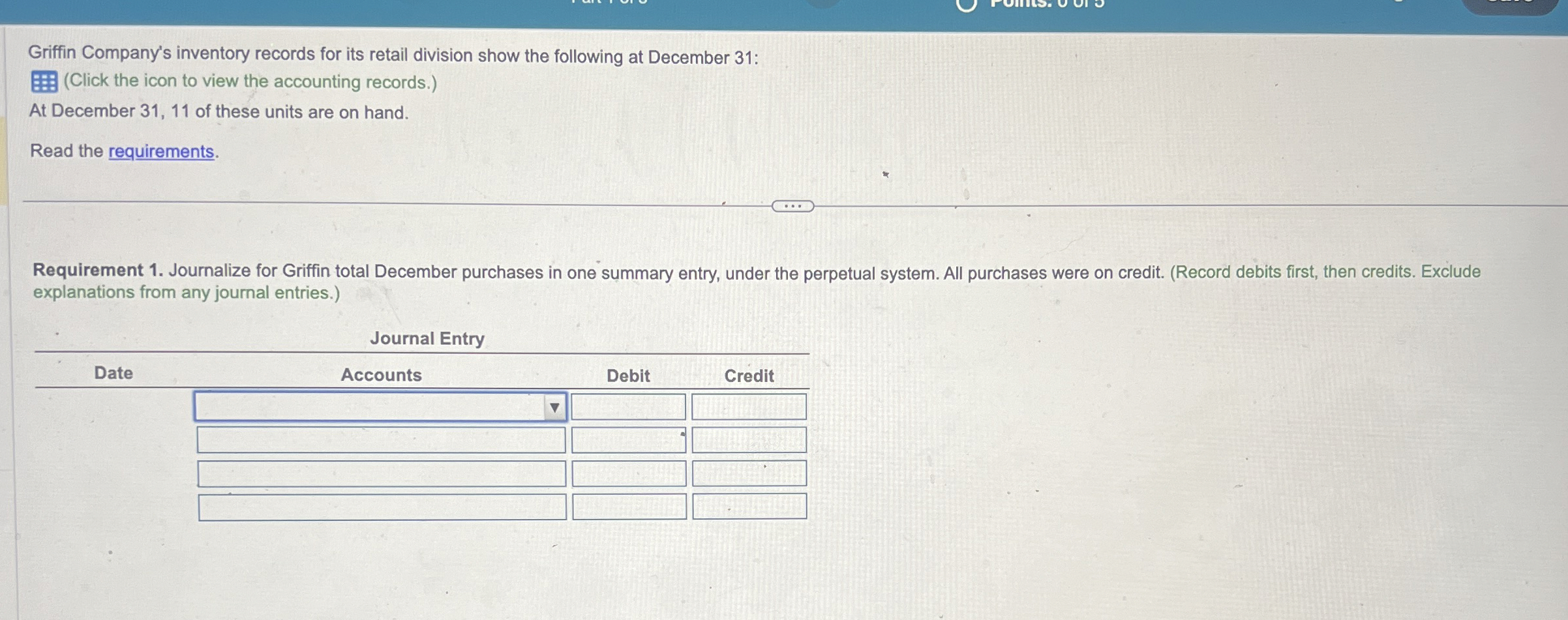  At December 31,2021, before any year-end adjustments, the Accounts Receivable balance