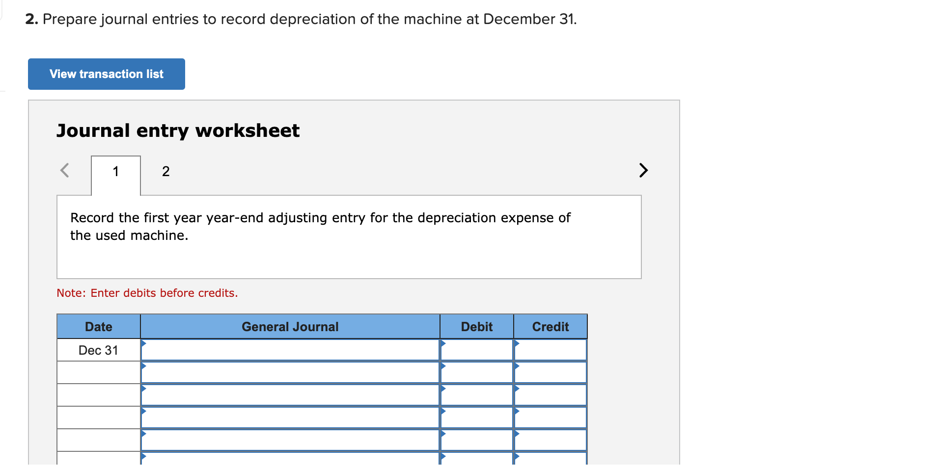 plant assets LO C1, P1, P2 [The following information applies to the