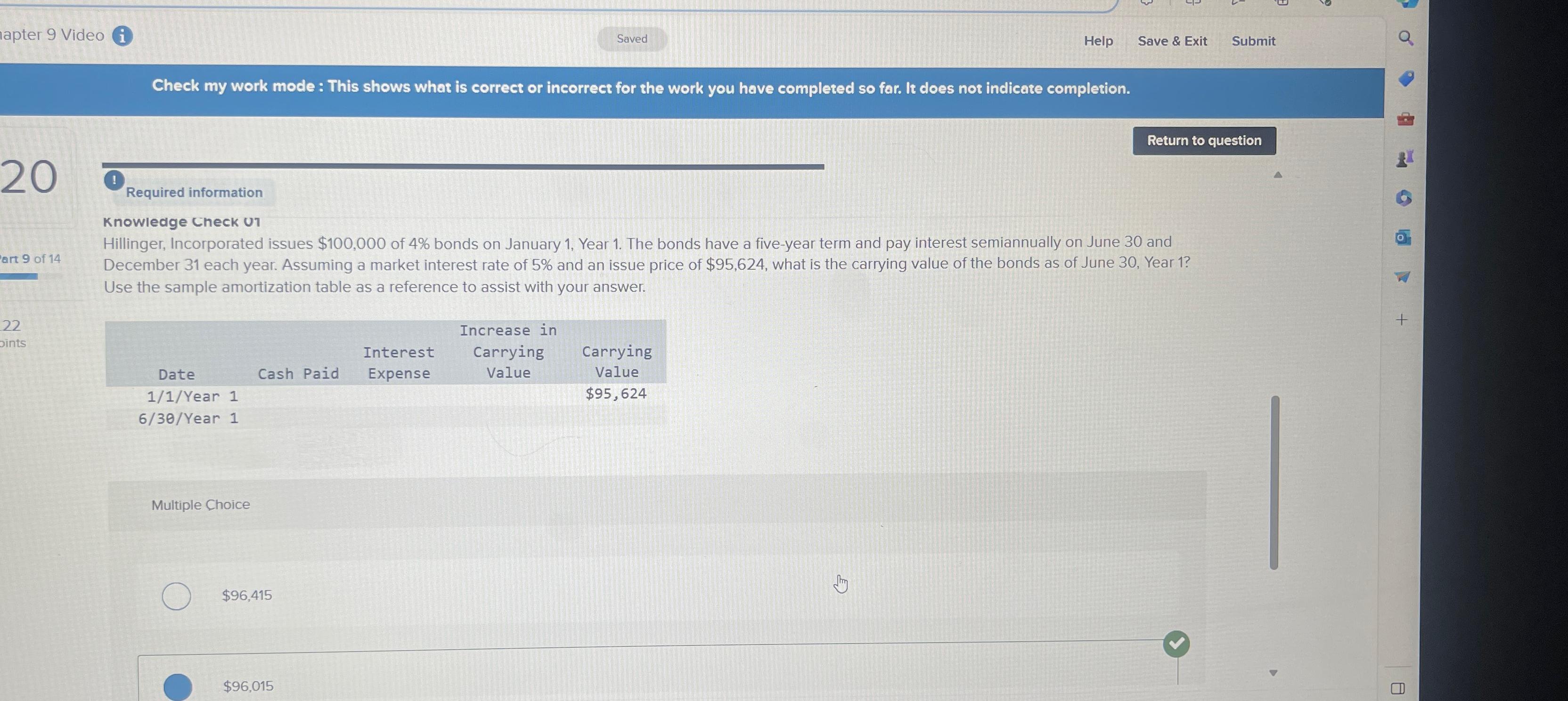  Explain answer Check my work mode : This shows what is