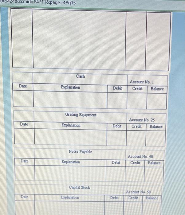 grade construction sites. * On June 1. owner Dave Precision deposited $90,000