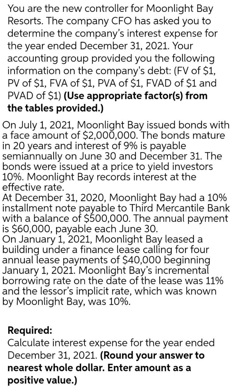 I need the answer as soon as possible You are the new