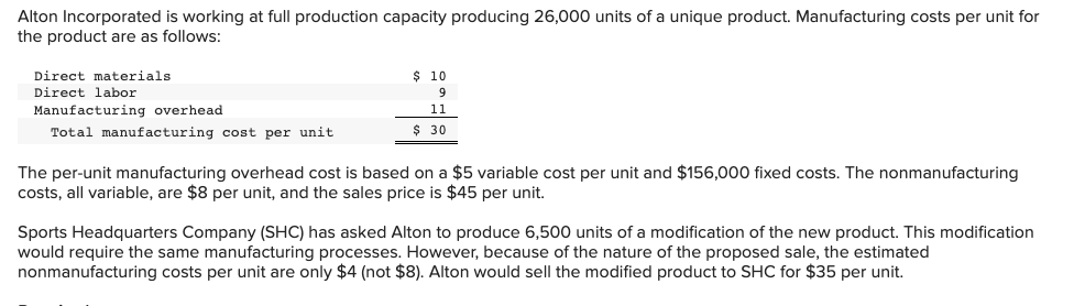 HELP PLEASE URGENT I NEED THIS LAST PART. 2. Suppose that Alton