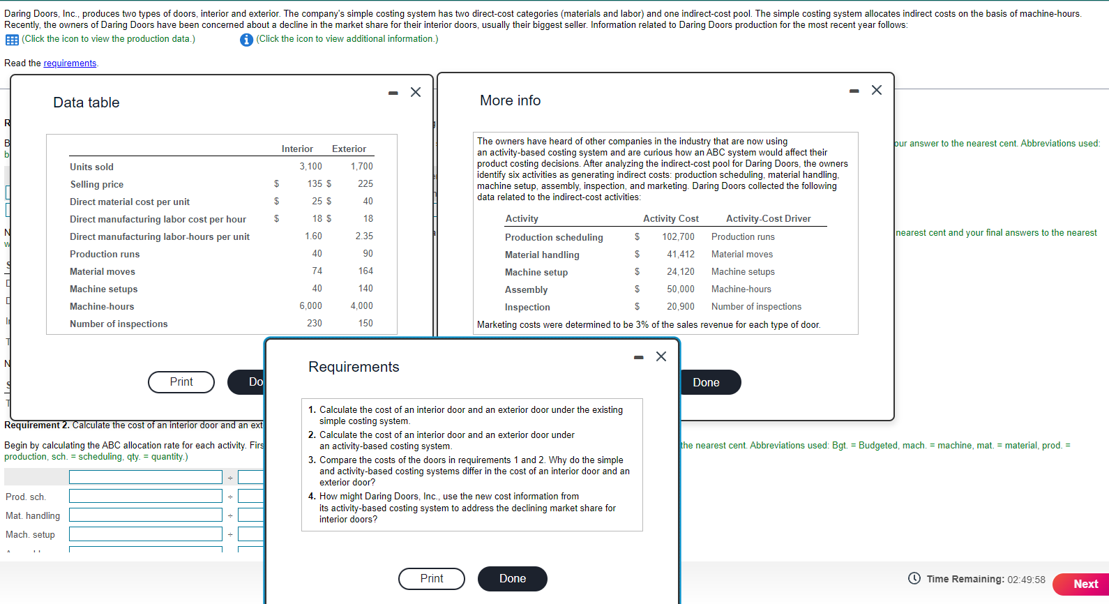  (Click the icon to view the production data.) (Click the icon