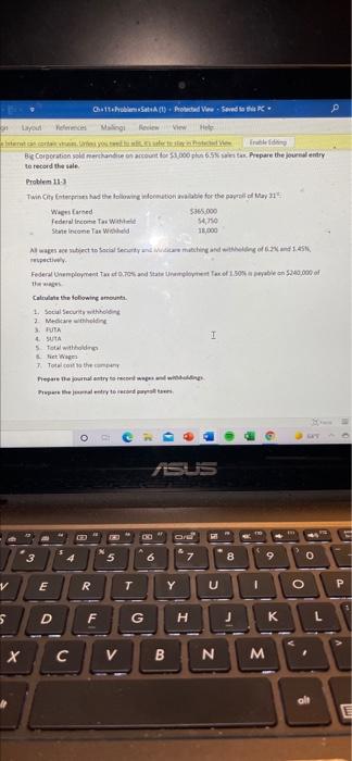 Hele youred View Ch 11 Problem Set A Problem 11.1 Prepare the