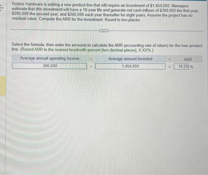  Robins Hardware is adding a new product line that will require