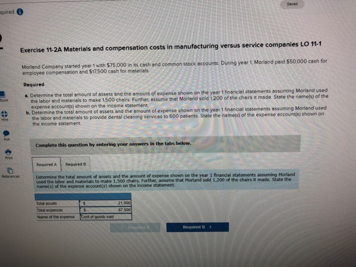  The program is saying my answer for b (67500) is incorrect.