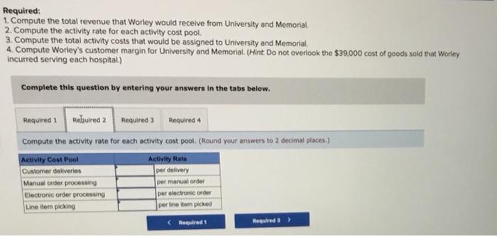 for all hospitals by marking up its cost of goods sold to
