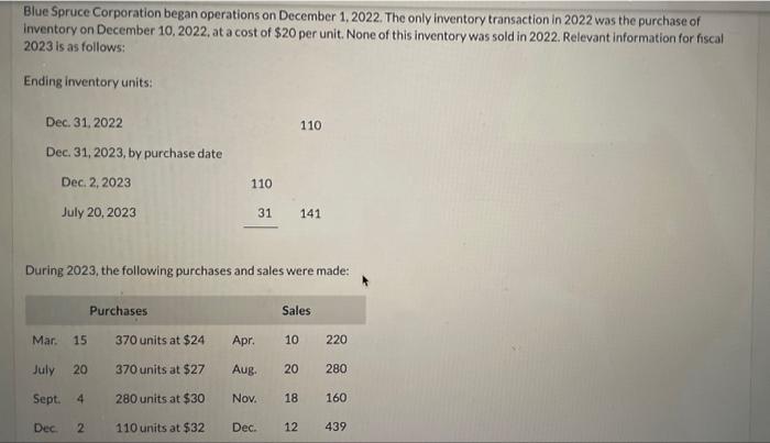  please answer qa3, the ending inventory under specific identification was $4357