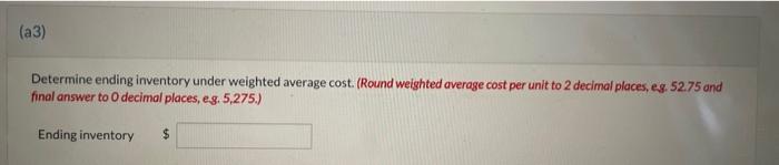 and the ending inventory under FIFO was $4450. the company uses the