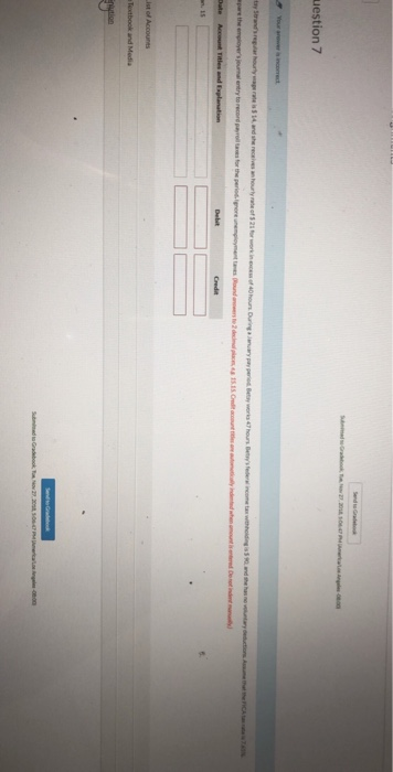 Prepare the employer's journal entry to record payroll taxoes for the period.-Agnore