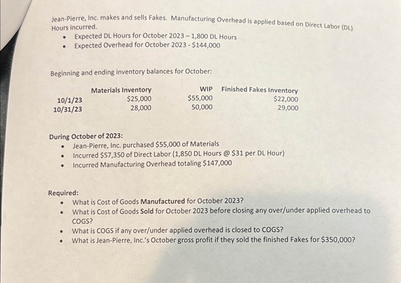  Please use excel to explain the work for this project WILL
