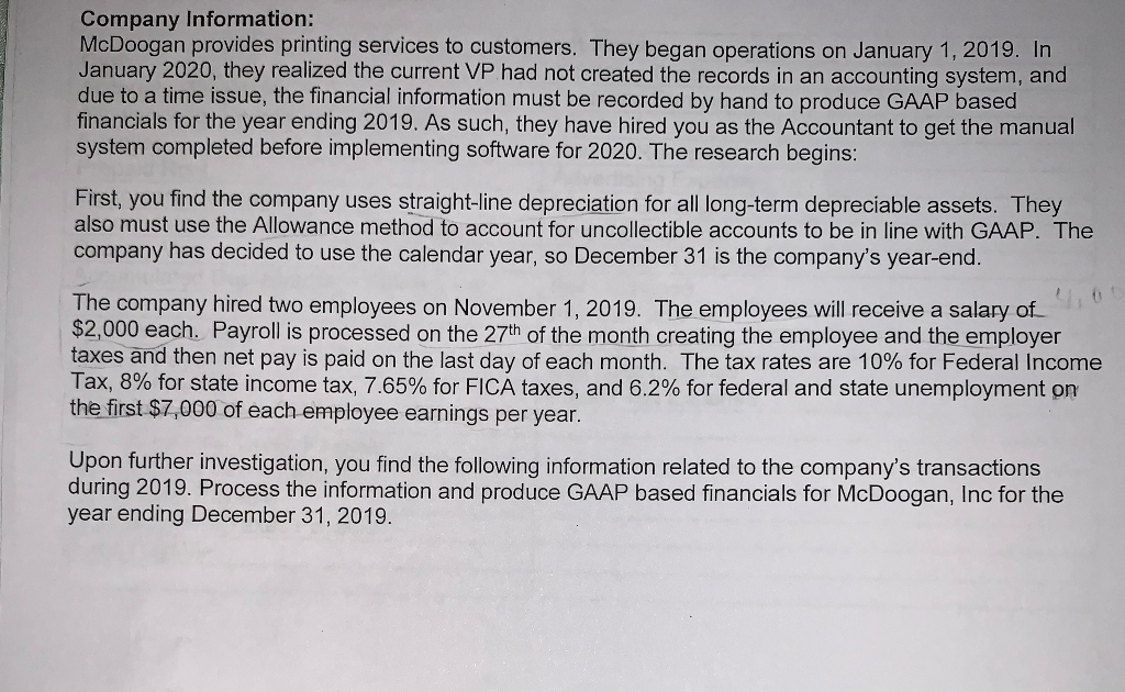 journal entries to general ledger T accounts. 3. Prepare journal entries to