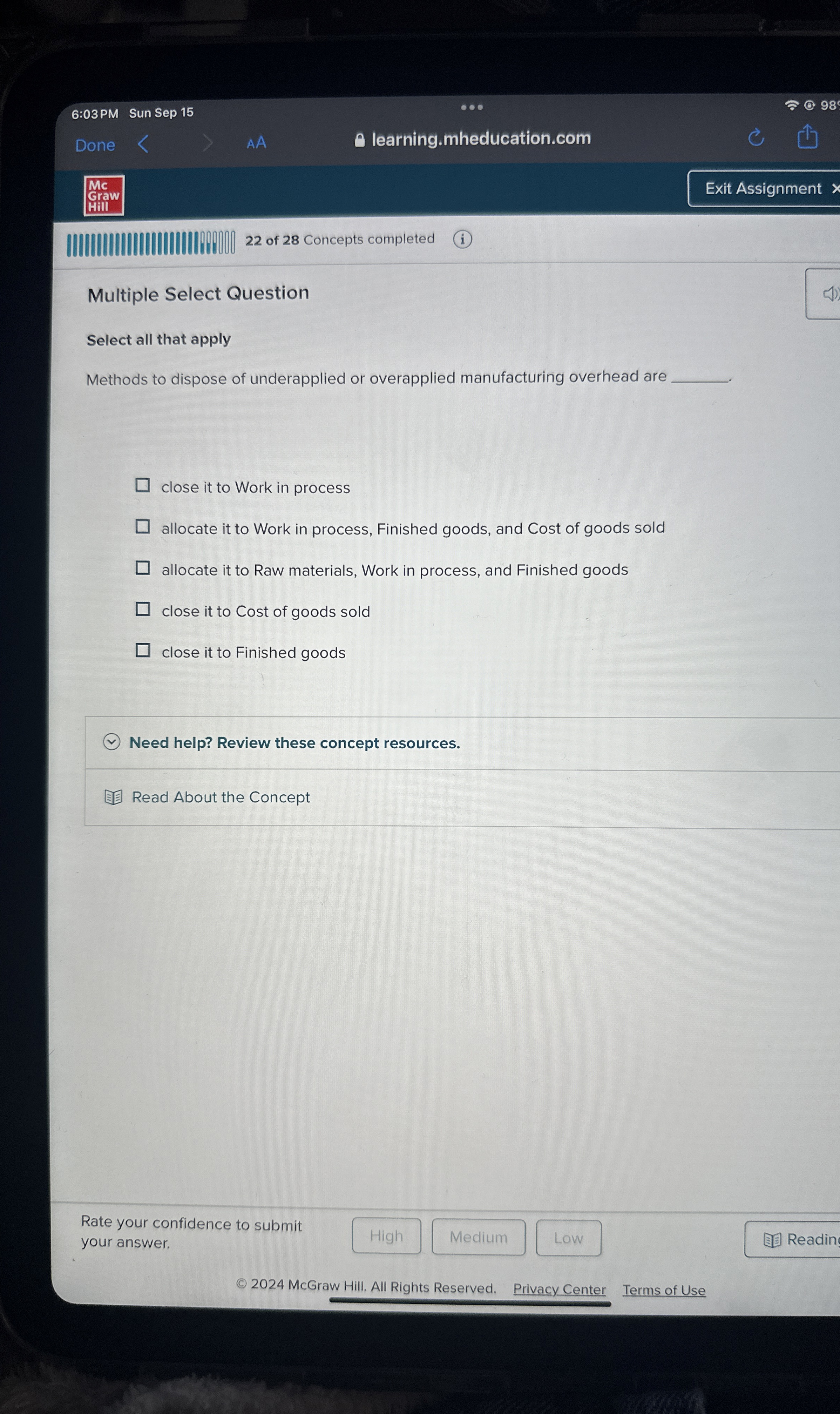  Multiple Select Question Select all that apply Methods to dispose of