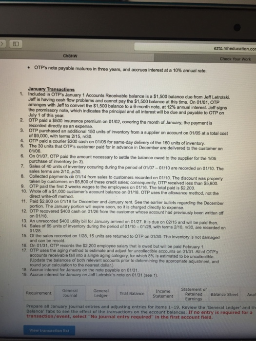 account field.) View transaction list Journal entry worksheet Record the service revenue