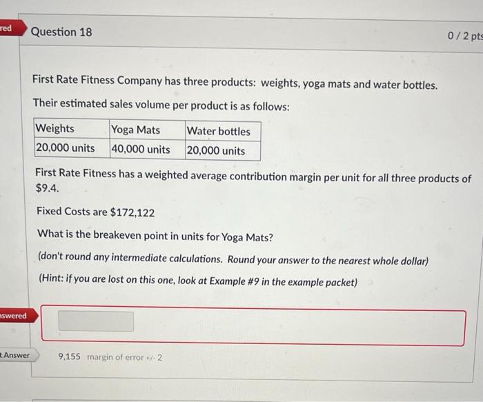 by doing 172,122+0/9.4, you would get double the correct answer. why do