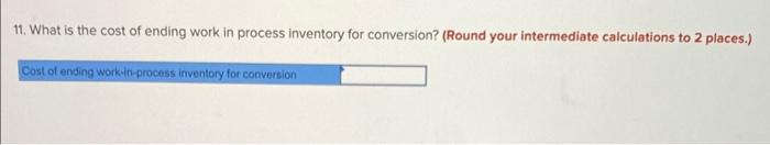 of work in the Mixing Department. The company uses the weighted-average method