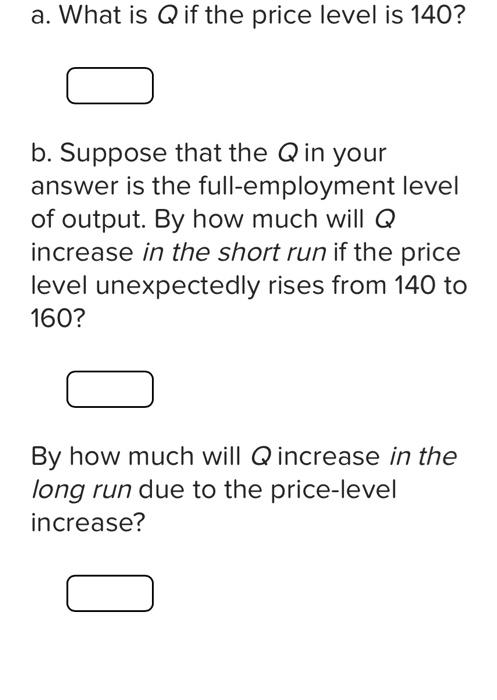 curve is P = 20 + 0.5Q, where P is the price