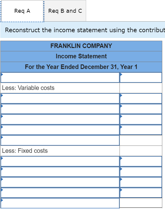 the magnitude of operating leverage. Use the measure of operating leverage to