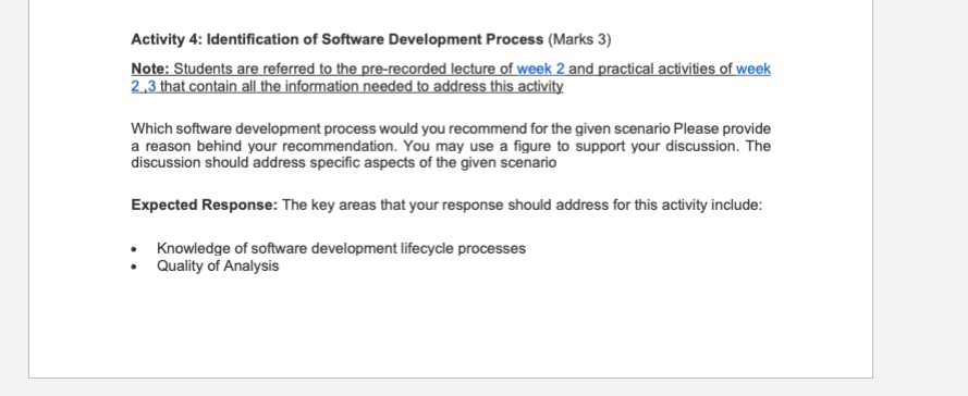 they expect from the system (don't worry about any gaps in the