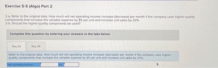 Fixed Costs, Selling Price, and Volume [LO5-4] [The following information applies to