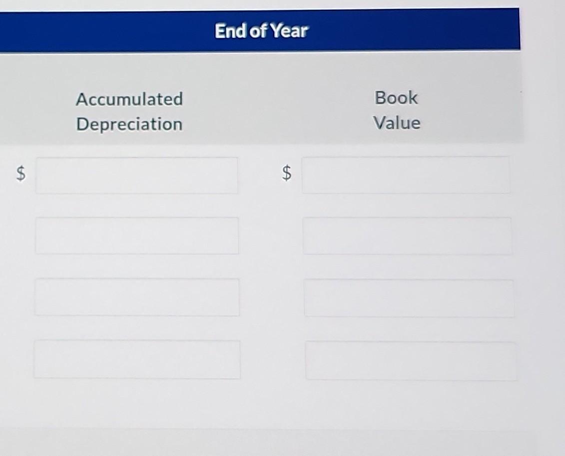 cost of $263,569. Over its 7-year useful life, the bus is expected