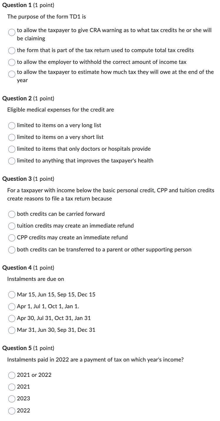 hello, please answer the 5 following multiple-choice questions with NO EXPLANATION NEEDED.