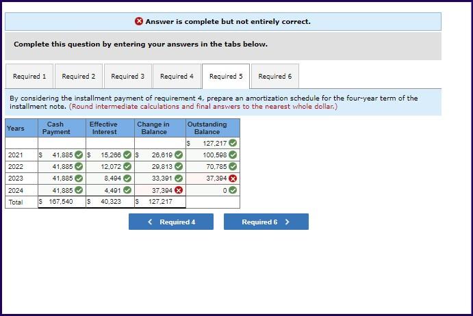 conveyor by issuing a $150,000, four-year note that specified 7% interest to