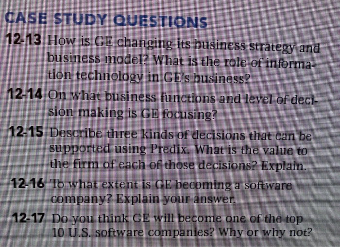  the first picture shouldnt be here CASE STUDY QUESTIONS | 12-13