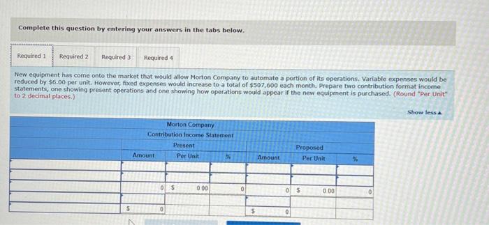 staternent for last month is given below. The industry in which Morton