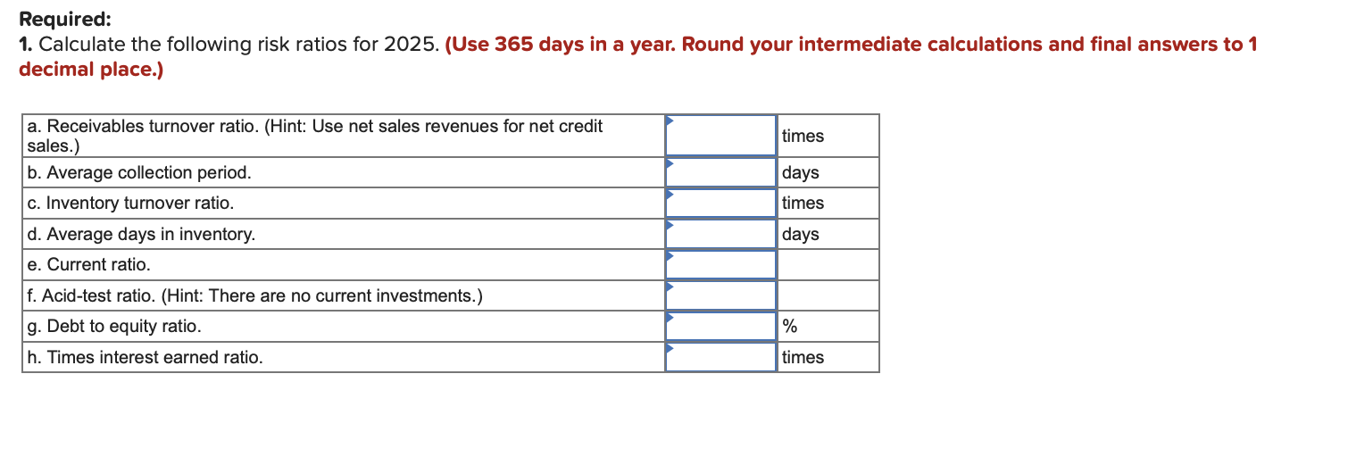 following information applies to the questions displayed below.] Income statement and balance