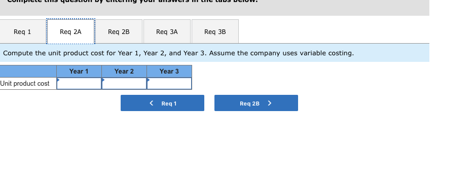 pertains to each of the companys first three years of operations: Variable