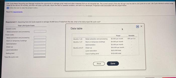 please help with this problem. Ufe Cycle Metal Recycling and Savage receives