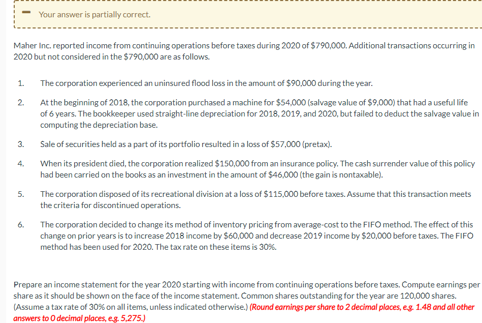 My answers in red rectangle are incorrect. Please correction. Do not copy