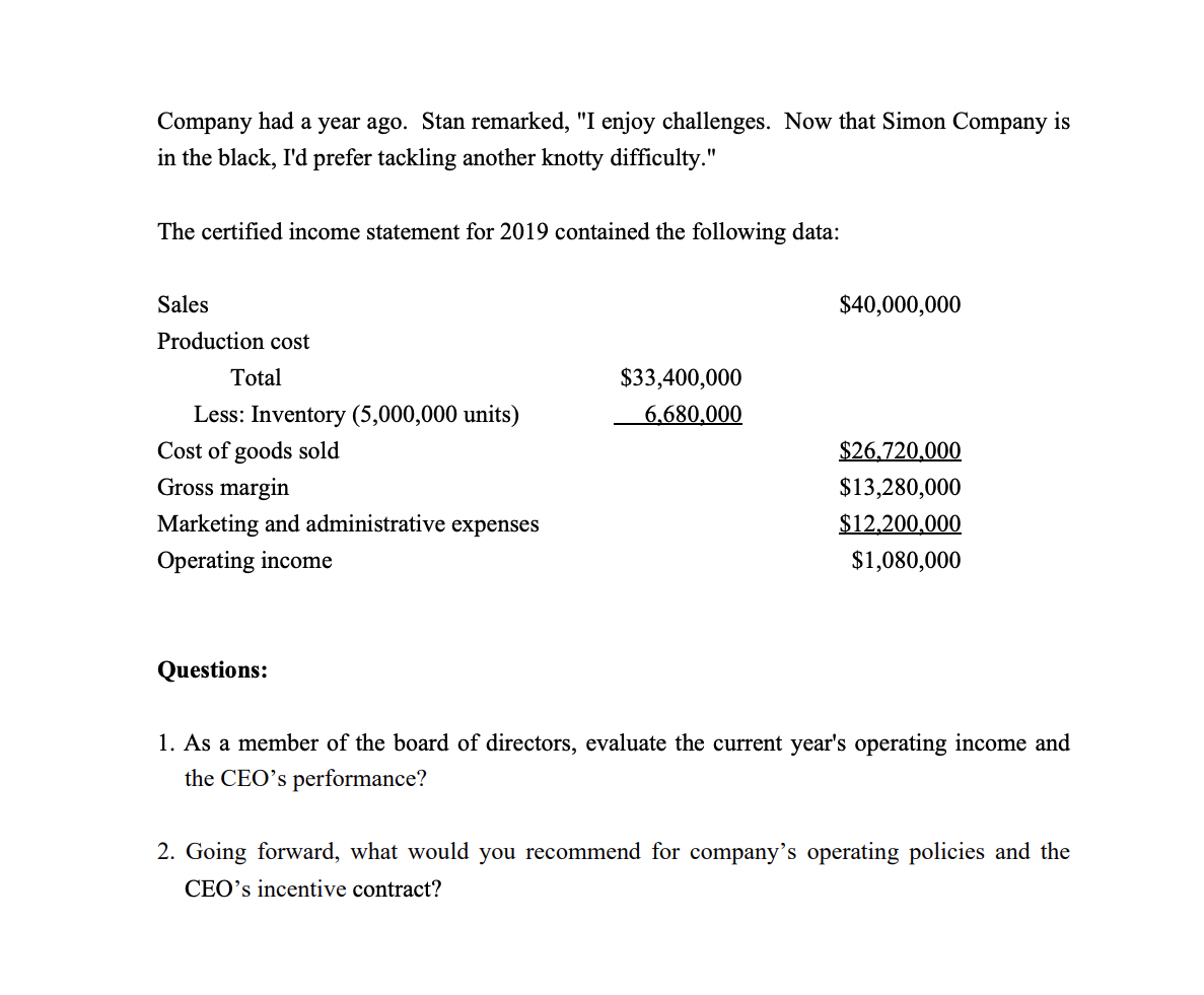 Simon Company is one of the major producers of generic and store